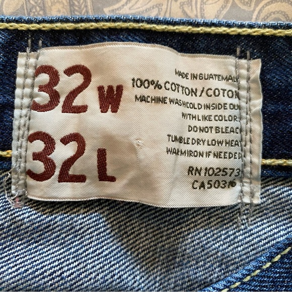 Hollister Button Fly Distressed Jeans 32x32 - Picture 3 of 4
